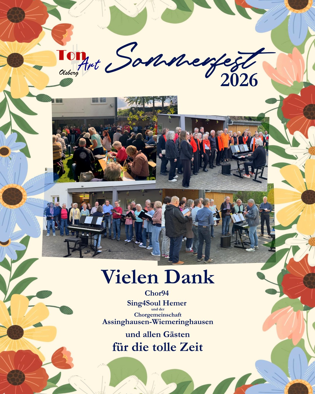 Vielen Dank für das wunderschöne Sommerfest 2026